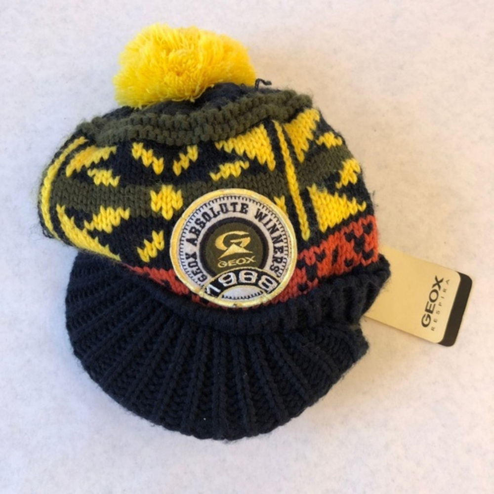 1-2yo toddler boy brimmed hat cap with visor